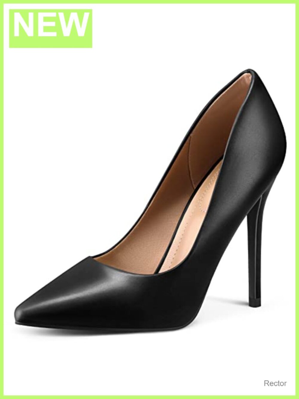Women's 4" Stiletto Pumps Pointed Toe Slip-On Dress Heels